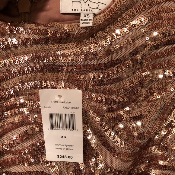 Ryse - Blush - XS
Drew Sequined Bell-Sleeve Dress - Picture 6 of 6